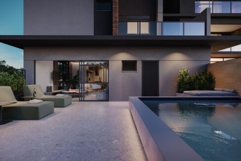 12. Piscina com gourmet privativo